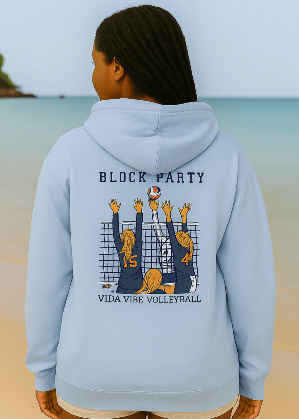 Block Party Volleyball Sweatshirt